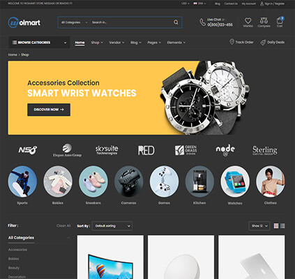 Shop List Sidebar
